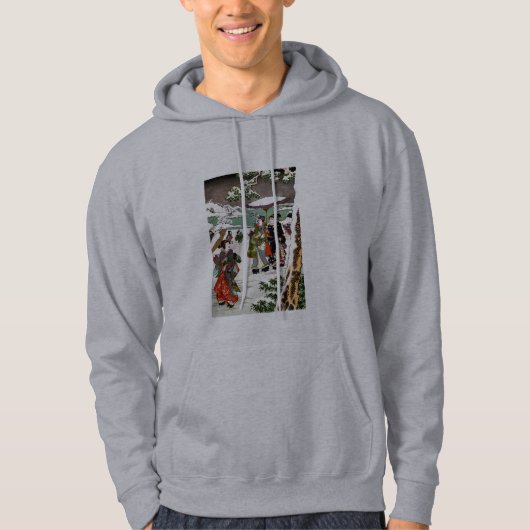 Japanse sneeuwval hoodie (Voorkant)