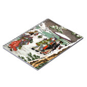 Japanse sneeuwval notitieboek (Linkerzijde)