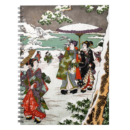 Japanse sneeuwval notitieboek (Voorkant)