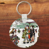 Japanse sneeuwval sleutelhanger (Voorkant)