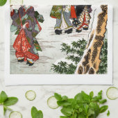 Japanse sneeuwval theedoek (Gevouwen)