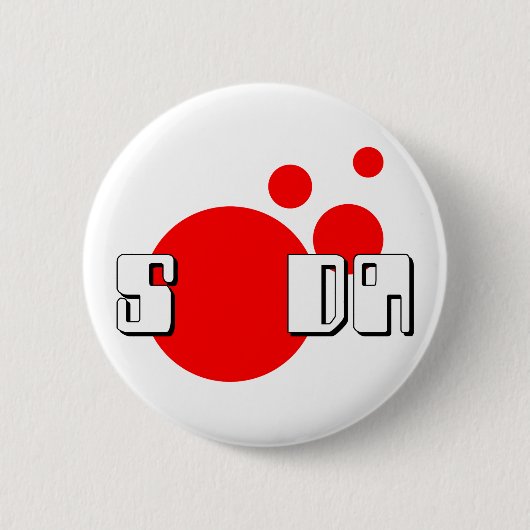 Japanse SODA Ronde Button 5,7 Cm (Voorkant)