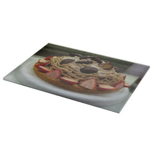 Japanse Spaghetti- en aardbeienkap Snijplank