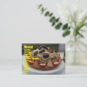 Japanse Spaghetti- en aardbeienkap Visitekaartje (Staand voorkant)