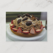 Japanse Spaghetti- en aardbeienkap Visitekaartje (Achterkant)