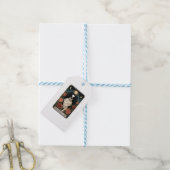 Japanse Spaniel Cadeaulabel (Met Touw)