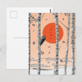 japanse specht briefkaart (Voorkant / Achterkant)