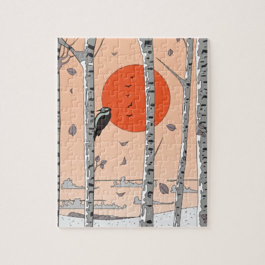 Japanse Specht Legpuzzel (Verticaal)