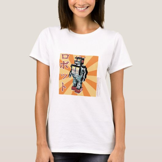 Japanse Speelgoed Robot 1 T-shirt (Voorkant)