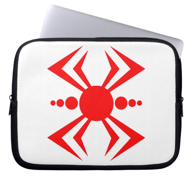 Japanse spin laptop sleeve (Voorkant)