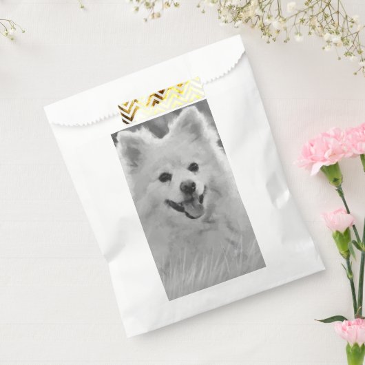 Japanse spitz bedankzakje (Gezegeld)