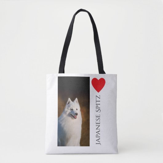 Japanse Spitz-Canvas tas (Voorkant)