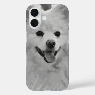 Japanse spitz iPhone 16 hoesje