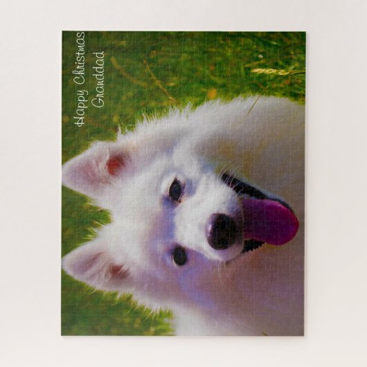 Japanse Spitz Dog. Legpuzzel (Verticaal)