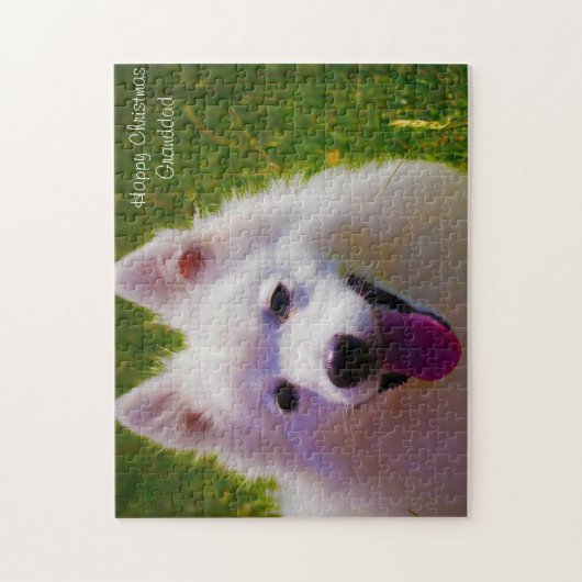Japanse Spitz Dog. Legpuzzel (Verticaal)