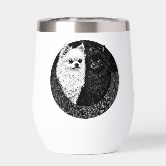 Japanse spitz hond (Achterkant)