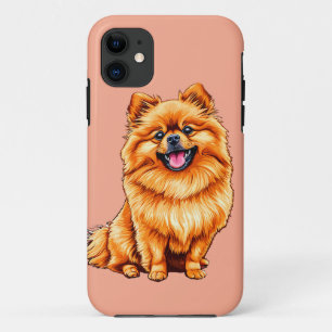 Japanse Spitz-hond Schattige Gele Puppy Huisdieron Case-Mate iPhone Case