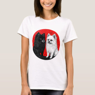 Japanse spitz hond t-shirt