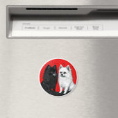 Japanse spitz honden magneet (Insitu (Vaatwasser))