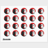 Japanse spitz honden ronde sticker (Vel)