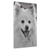 Japanse spitz klembord (Rechts)