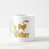 Japanse spitz koffiemok (Voorkant links)