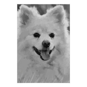 Japanse spitz perfect poster