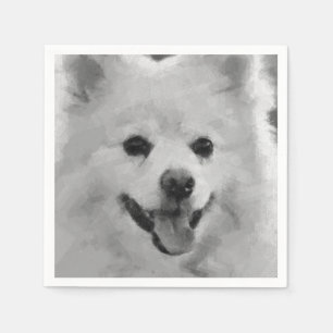 Japanse spitz servet