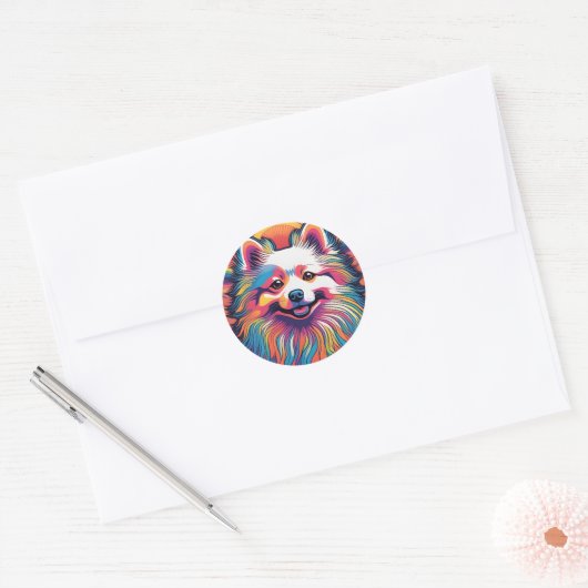 japanse spitz Sticker (Envelop)
