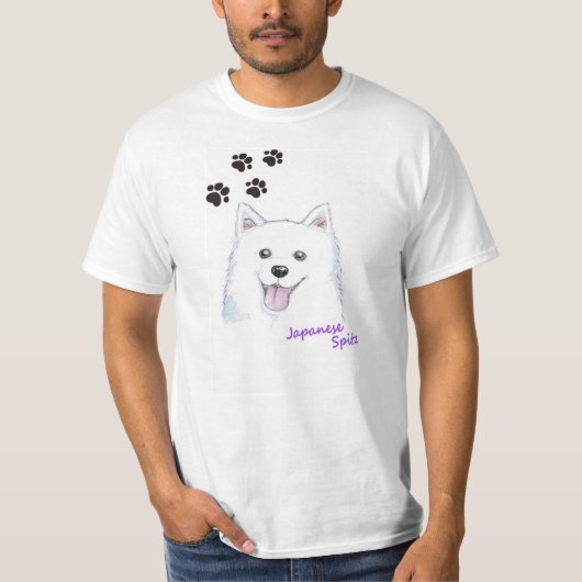 Japanse Spitz T-Shirt (Voorkant)