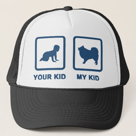 Japanse spitz trucker pet (Voorkant)