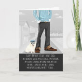 Japanse Spitz van de Dog-Vaderdag Kaart (Voorkant)