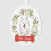  Japanse Spitz-versiering Ornament (voorkant)