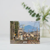 Japanse spoorweg briefkaart (Staand voorkant)