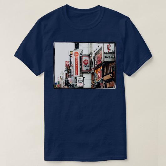 Japanse stad t-shirt (Design voorkant)