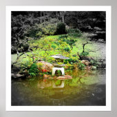 Japanse Steenlantaarn Poster (Voorkant)