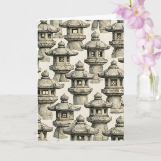 Japanse Stenen Lantaarn Tuin Kaart