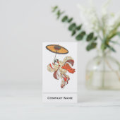 Japanse stijl 10 ・ Elegant Visitekaartje (Staand voorkant)