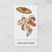 Japanse stijl 10 ・ Elegant Visitekaartje (Voorkant)