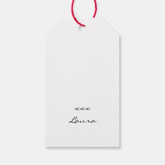 Japanse stijl cadeau labels in rood cadeaulabel (Achterkant)