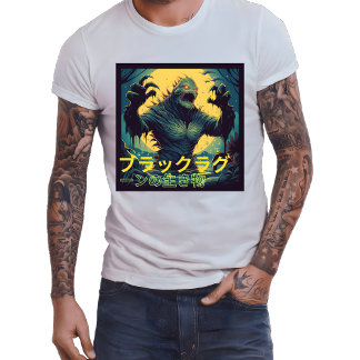 Japanse stijl Creature uit de Black Lagoon T-shirt