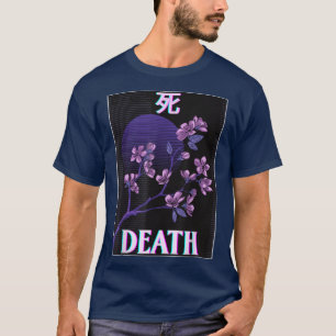 Japanse stijl esthetische dood Sakura Floral Flowe T-shirt