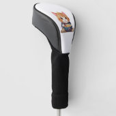 Japanse stijl kat eet ramen golfheadcover (Schuin)