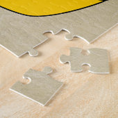 Japanse stijl Kawaii Cactus met ventilatorCartoon Legpuzzel (Zijkant)