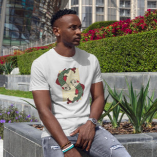 Japanse stijl Koi Fish T-shirt