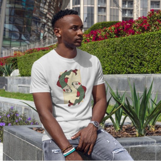 Japanse stijl Koi Fish T-shirt