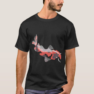 Japanse stijl koi vissen t-shirt