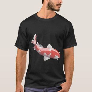 Japanse stijl koi vissen t-shirt