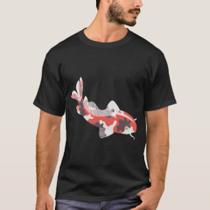 Japanse stijl koi vissen t-shirt