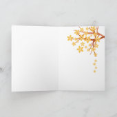 Japanse stijl Ornament geschenken Bedankkaart (Binnen)